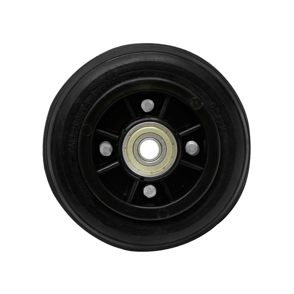 6'' nylon and rubber wheel