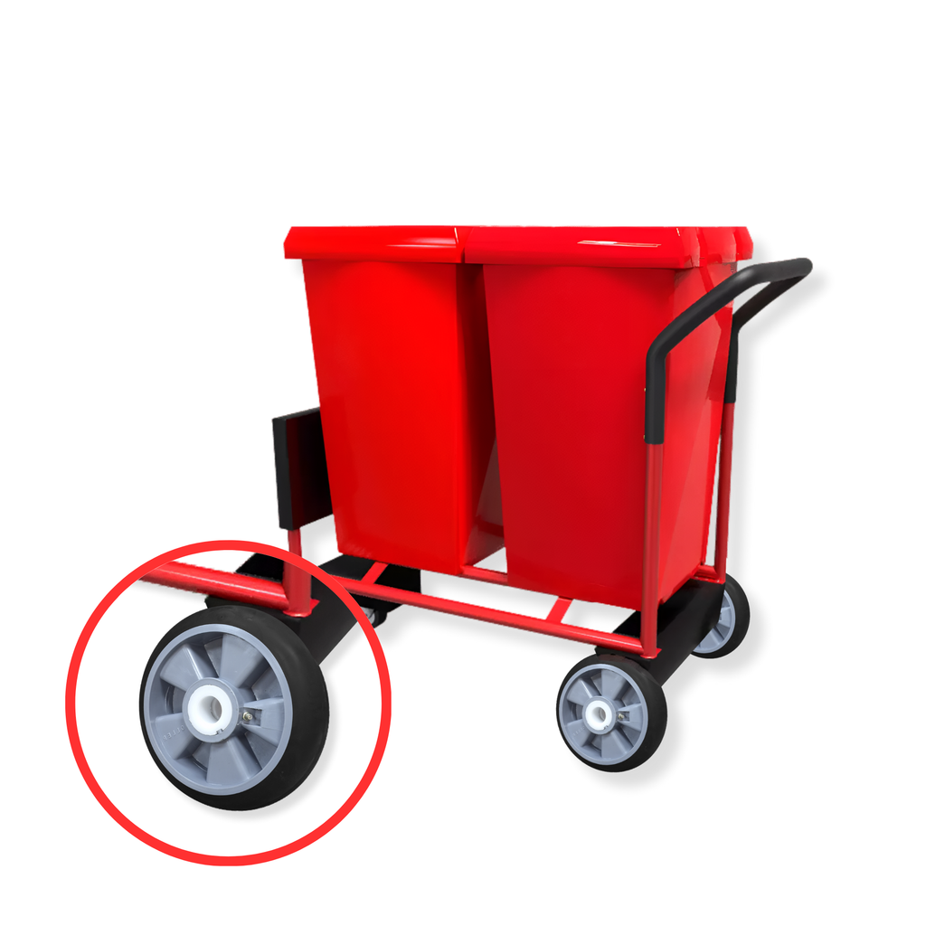Wheel in polypropylene and santoprene 8´´